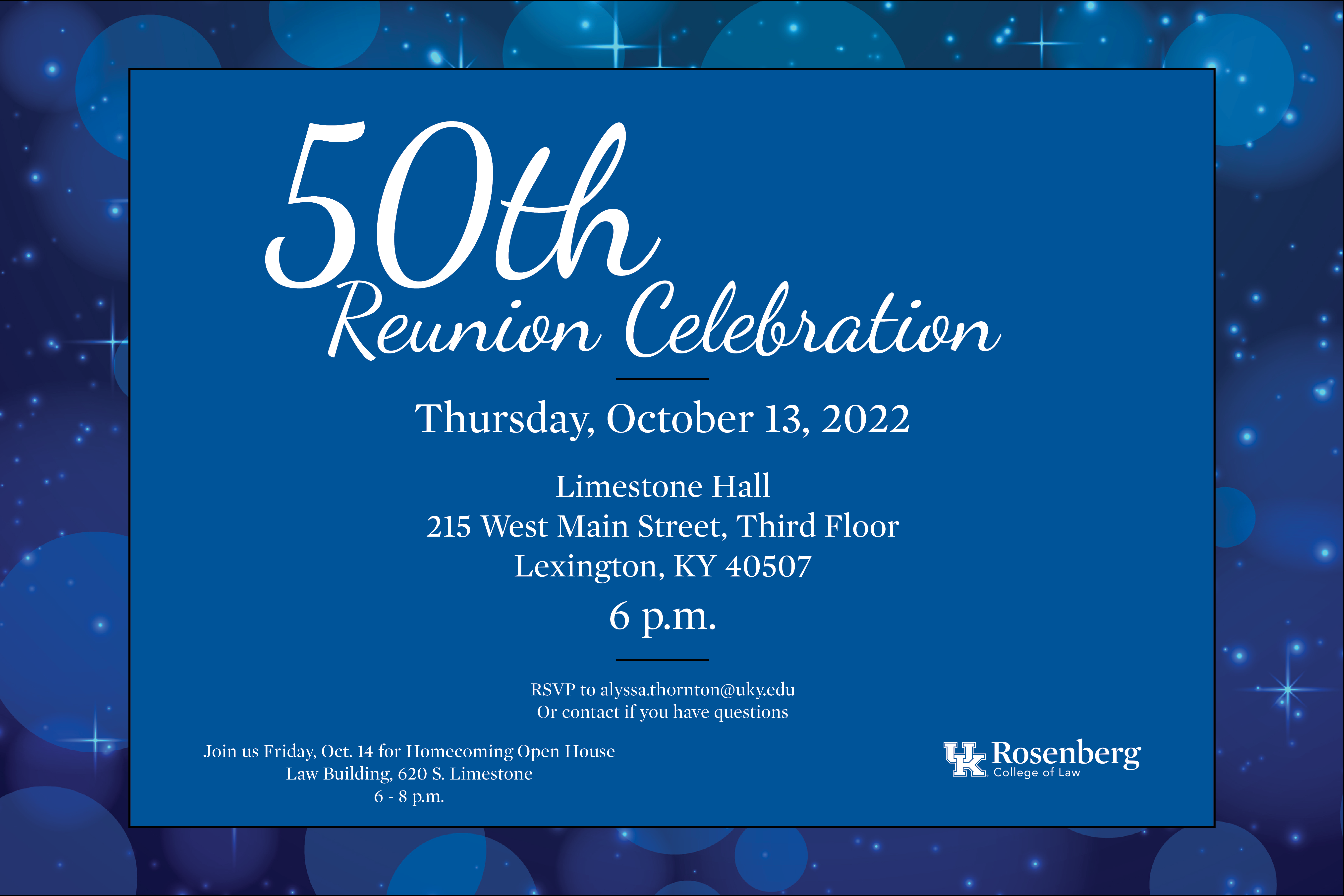50th reunion celebration