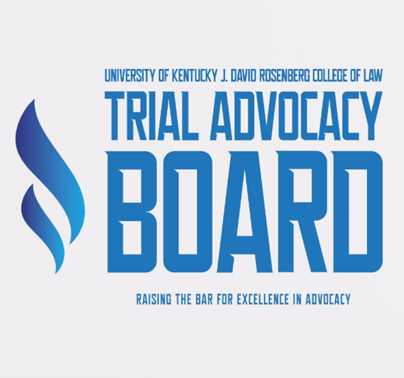 Blue Text "Trial Advocacy Board"