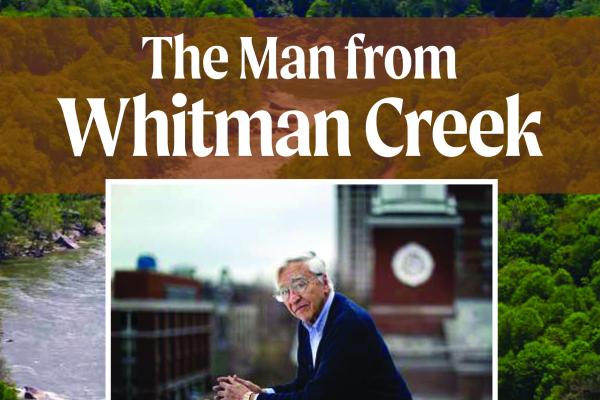 book cover of the man from whitman creek