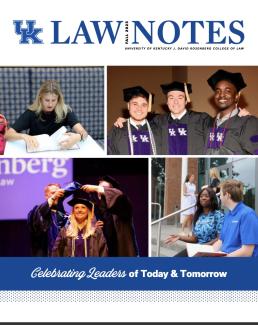 Cover of 2025 edition of Law Notes magazine