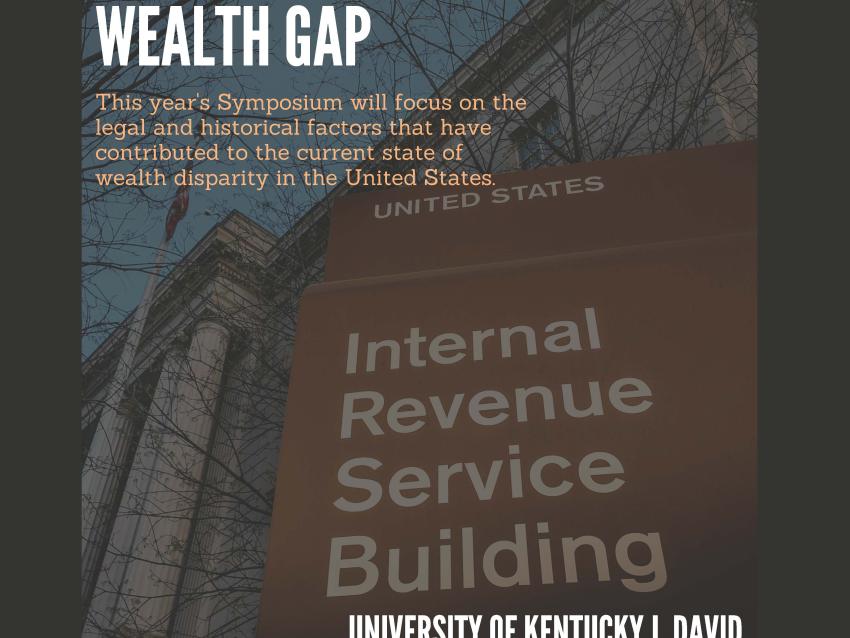 Flyer for Oct 22 KLJ Symposium The Racial Wealth Gap