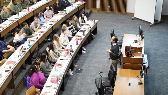 Large Courtroom during lecture