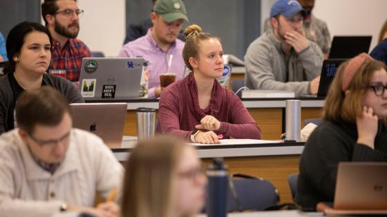 Students in class